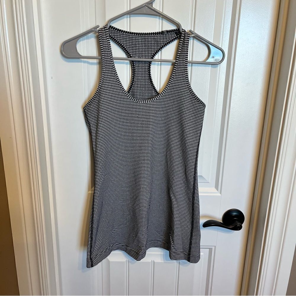 Lululemon Gingham Plaid Cool Racerback Tank
